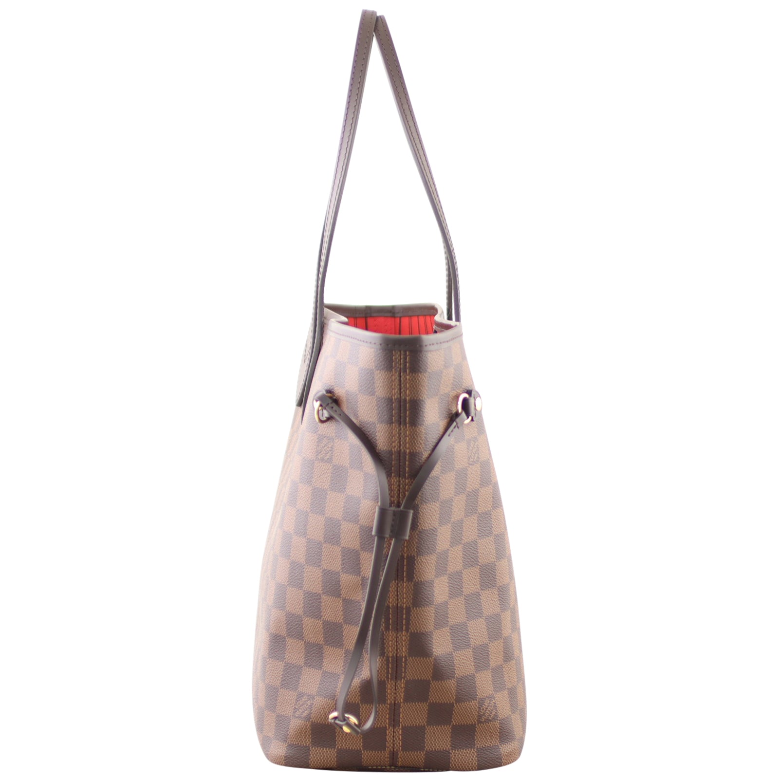 Louis Vuitton Neverfull MM Damier Ebene Side