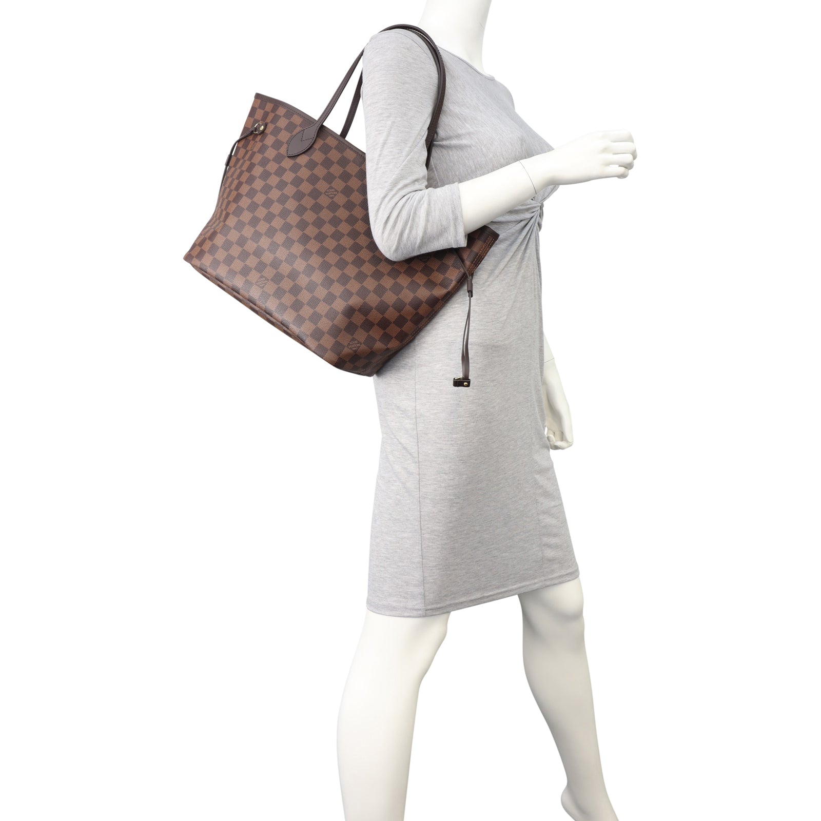 Louis Vuitton Neverfull MM Damier Ebene Mannequin
