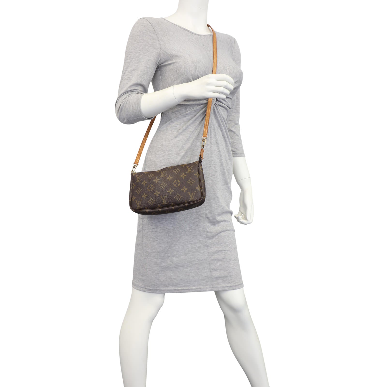 Louis Vuitton Pochette Accessories with Shoulder Strap Mannequin
