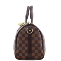 Louis Vuitton Speedy 25 Bandouliere Damier Ebene Side