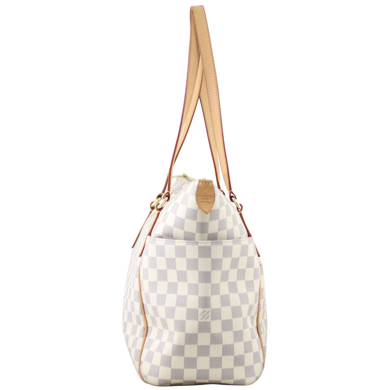 Louis Vuitton Totally MM Damier Azur Side