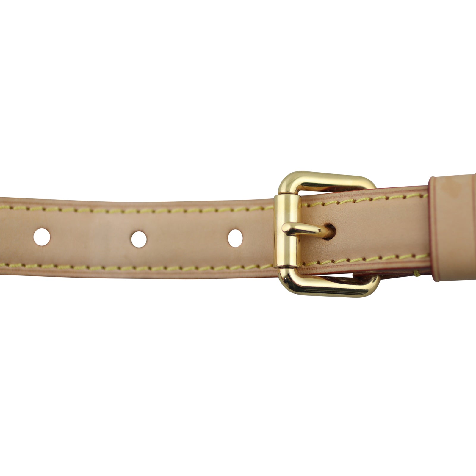 Louis Vuitton Vachetta Leather Shoulder Strap Lock