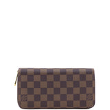 Louis Vuitton Zippy Wallet Damier Ebene Front