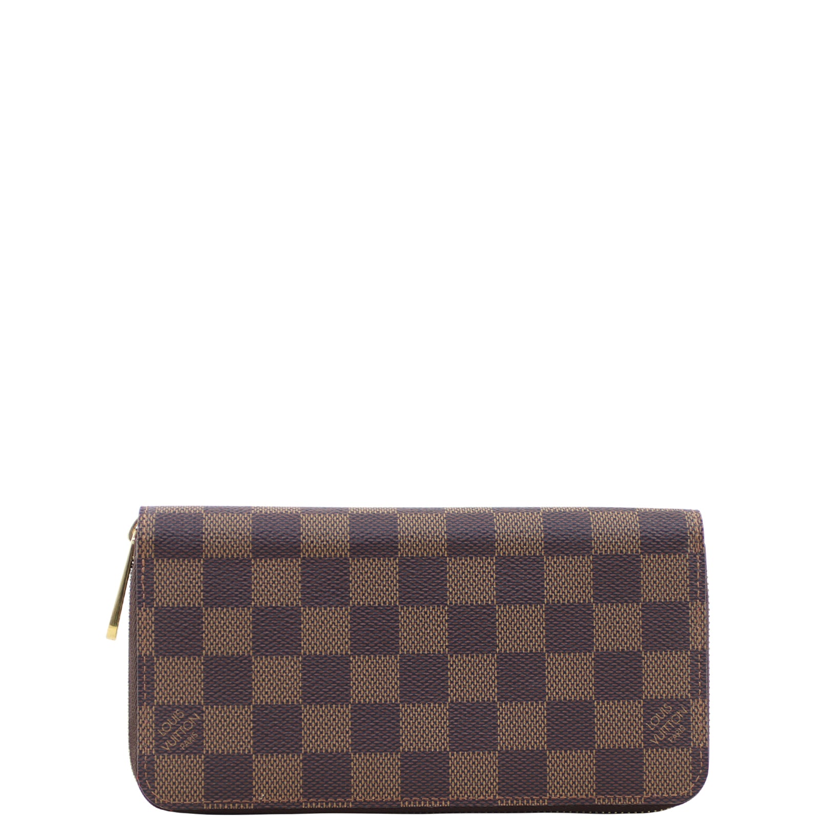 Louis Vuitton Zippy Wallet Damier Ebene Front