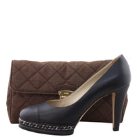 Prada Quilted Chain Crossbody Bag Shoe