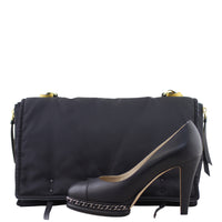 Prada Etiquette Tessuto Messenger Bag Shoe