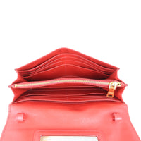 Prada Saffiano Wallet on Strap Whole interior