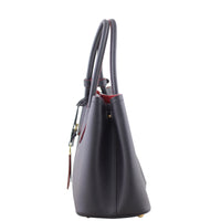 Prada Saffiano Cuir Double Tote Small Side