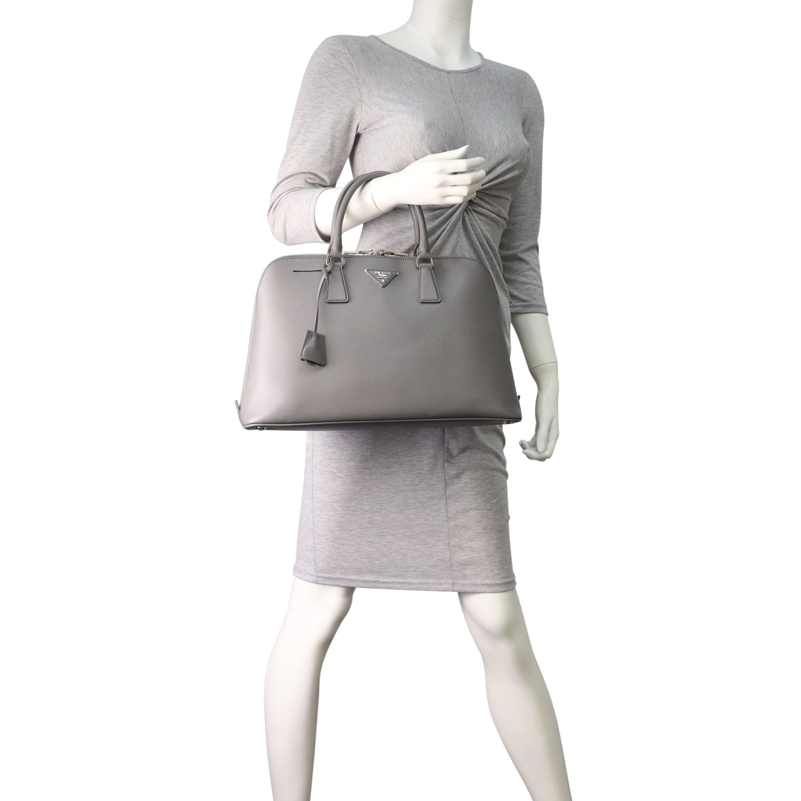 Prada Saffiano Dome Tote Mannequin