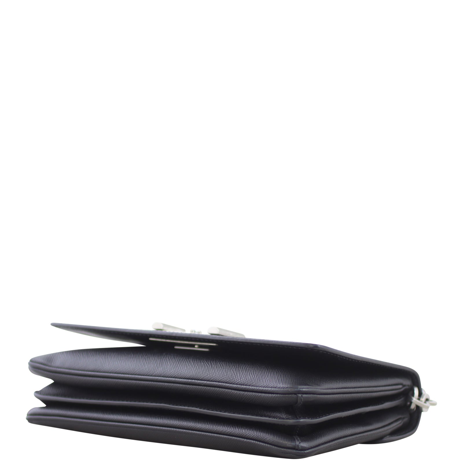 Prada Saffiano Lock Crossbody Corner