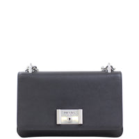 Prada Saffiano Lock Crossbody Front