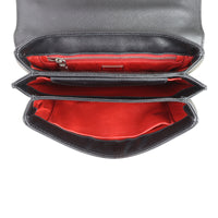 rada Saffiano Lock Crossbody Whole interior