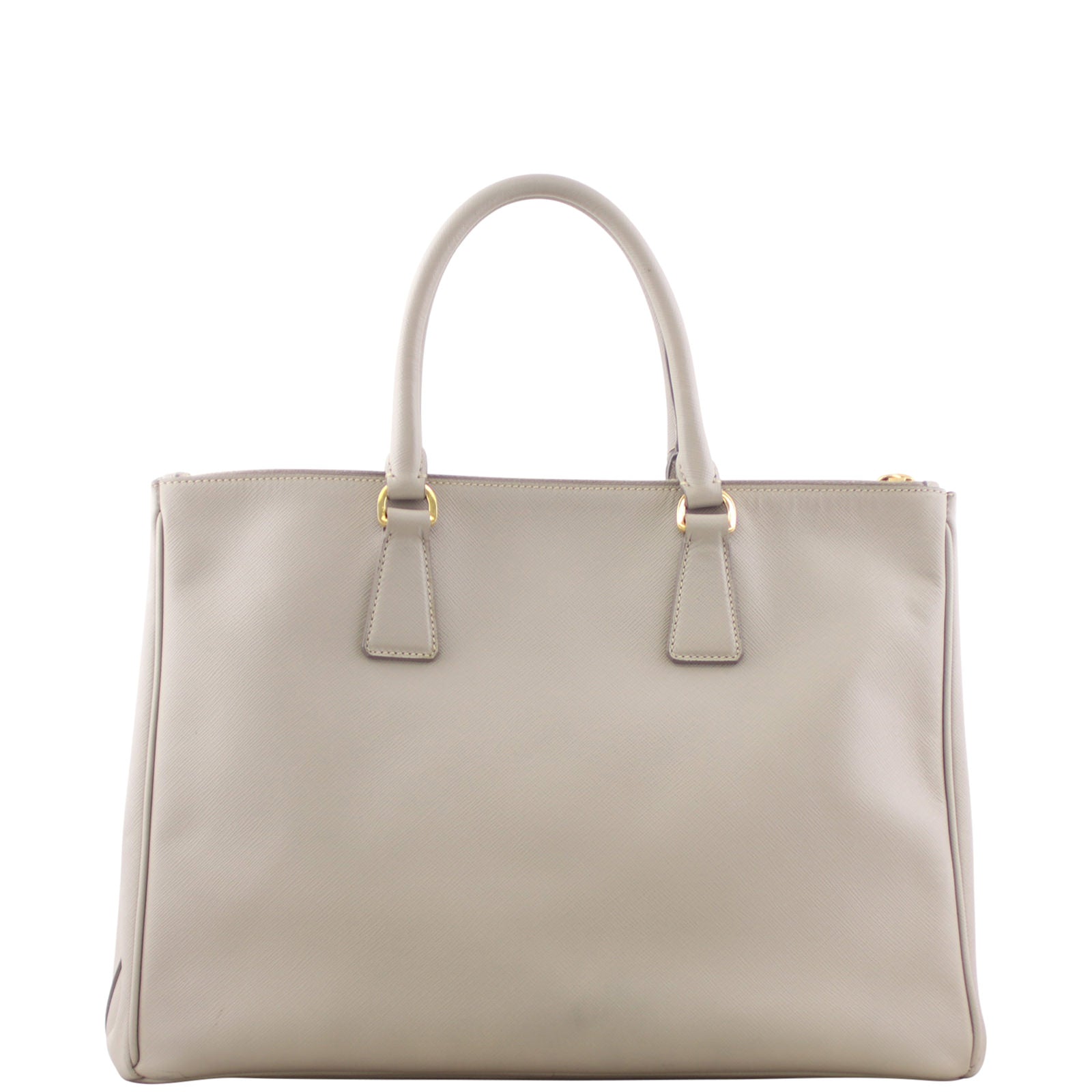Prada Saffiano Lux Galleria Double Zip Tote Medium Back