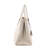 Prada Saffiano Lux Galleria Double Zip Tote Medium Side
