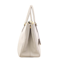 Prada Saffiano Lux Galleria Double Zip Tote Medium Side