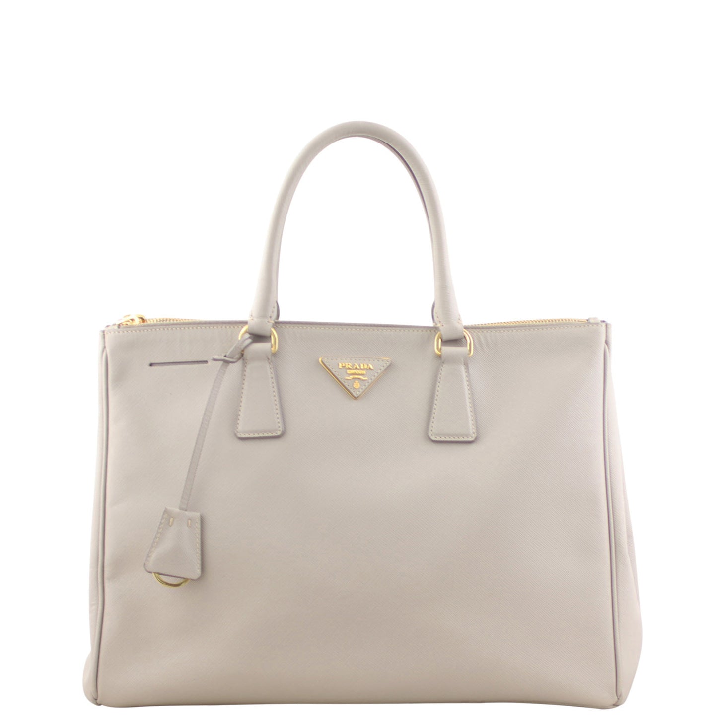 Prada Saffiano Lux Galleria Double Zip Tote Medium Front