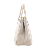 Prada Saffiano Lux Galleria Double Zip Tote Medium Side