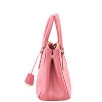 Prada Saffiano Lux Galleria Double Zip Tote Mini Side