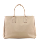 Prada Saffiano Lux Galleria Double Zip Tote Medium Back