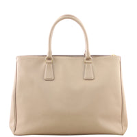 Prada Saffiano Lux Galleria Double Zip Tote Medium Back