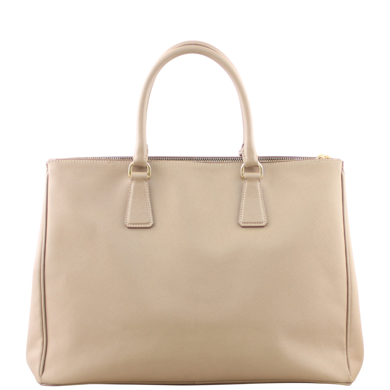 Prada Saffiano Lux Galleria Double Zip Tote Medium Back