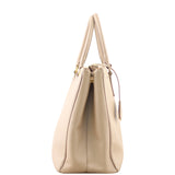 Prada Saffiano Lux Galleria Double Zip Tote Medium Side