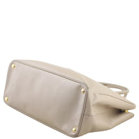 Prada Saffiano Lux Galleria Double Zip Tote Medium Corner