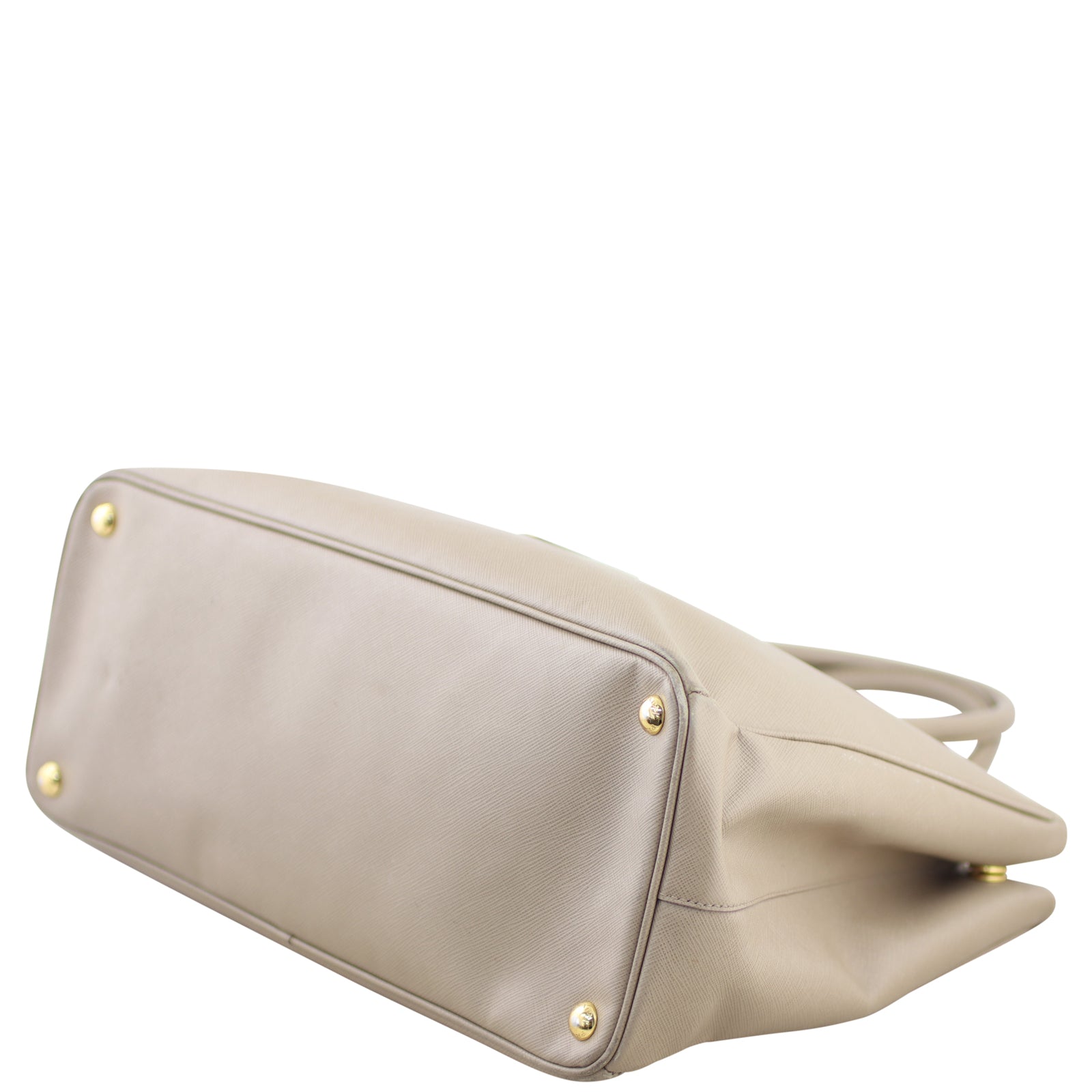 Prada Saffiano Lux Galleria Double Zip Tote Medium Corner