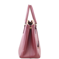 Prada Saffiano Lux Galleria Double Zip Tote Side
