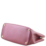 Prada Saffiano Lux Galleria Double Zip Tote Corner