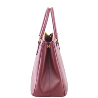 Prada Saffiano Lux Galleria Double Zip Tote Side