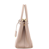 Prada Saffiano Lux Galleria Double Zip Tote Small Side