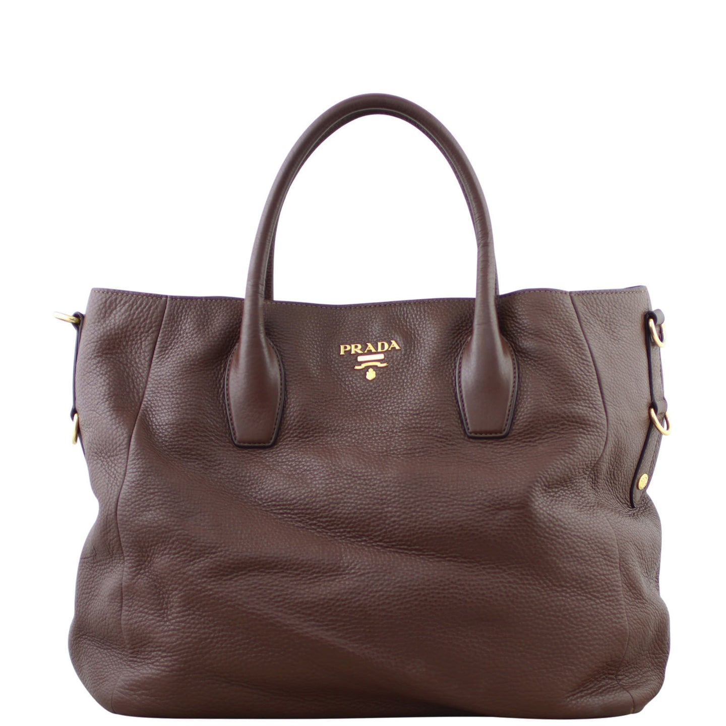 Prada Vitello Daino Shopping Tote Front