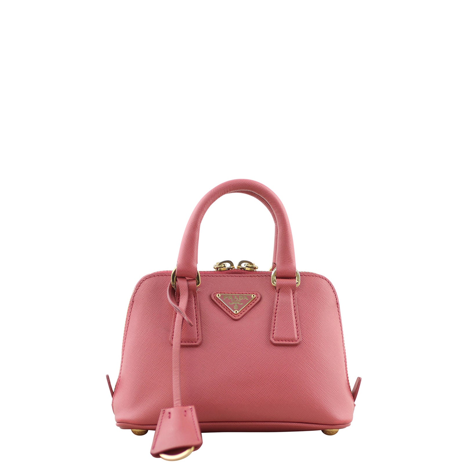 Prada Saffiano Lux Promenade Mini Front