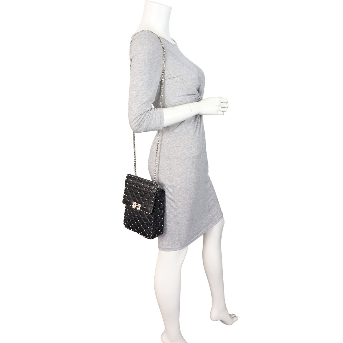 Valentino Rockstud Spike North South Chain Bag