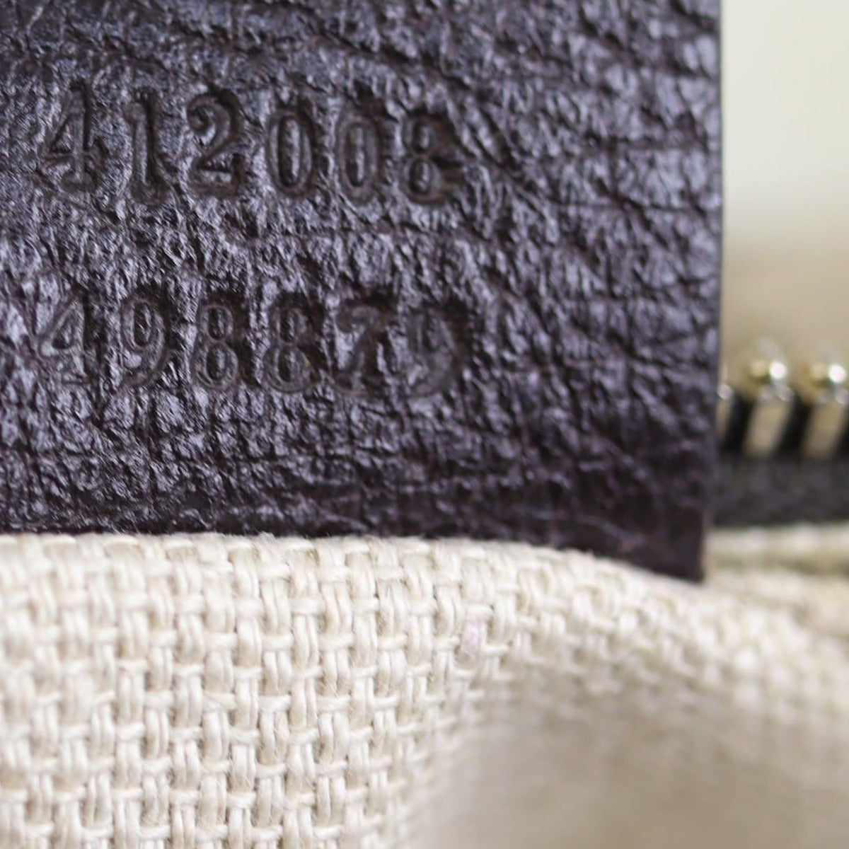 Gucci GG Canvas Webby Bee Crossbody Bag Date code
