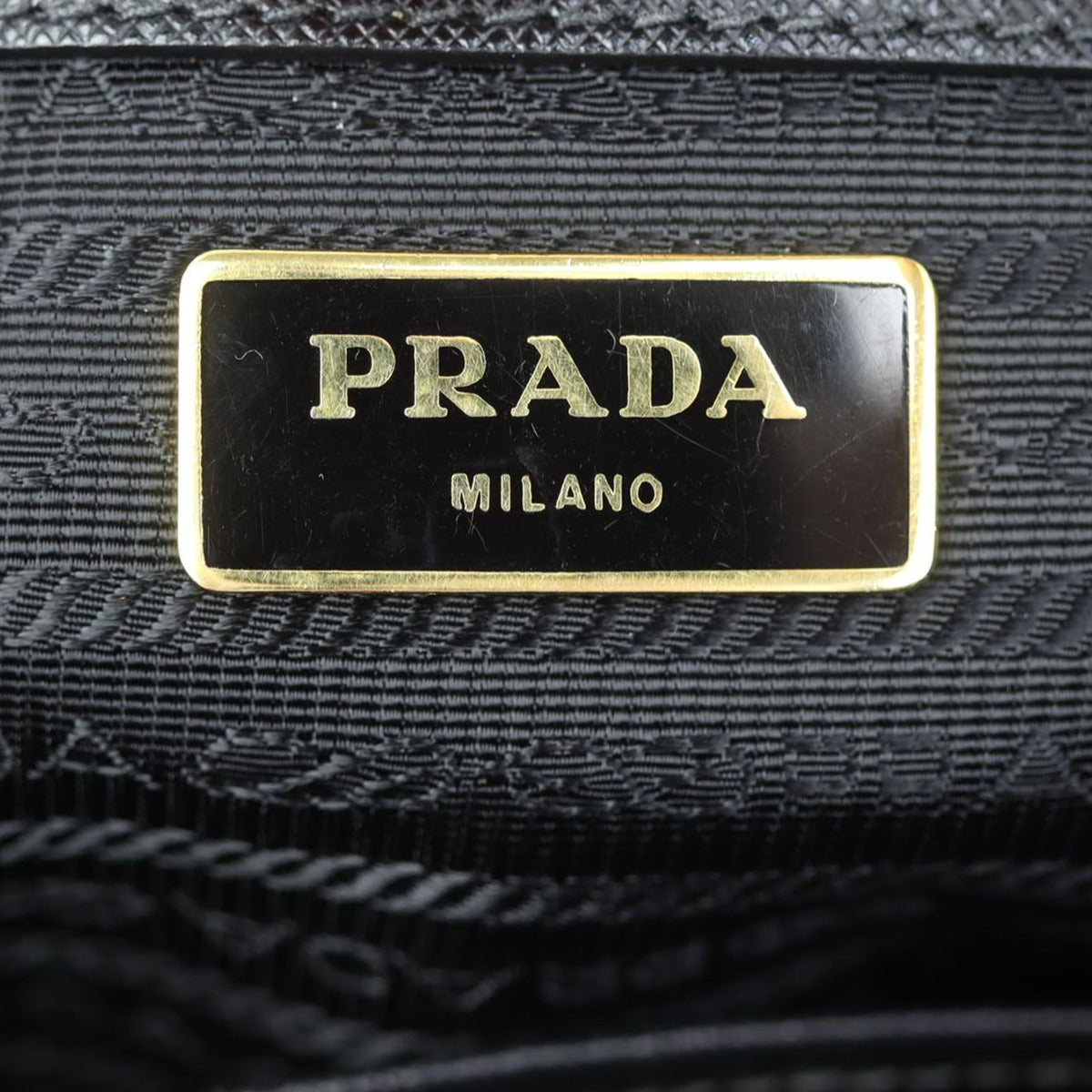 Prada Saffiano Galleria Double Zip Tote Small Stamp
