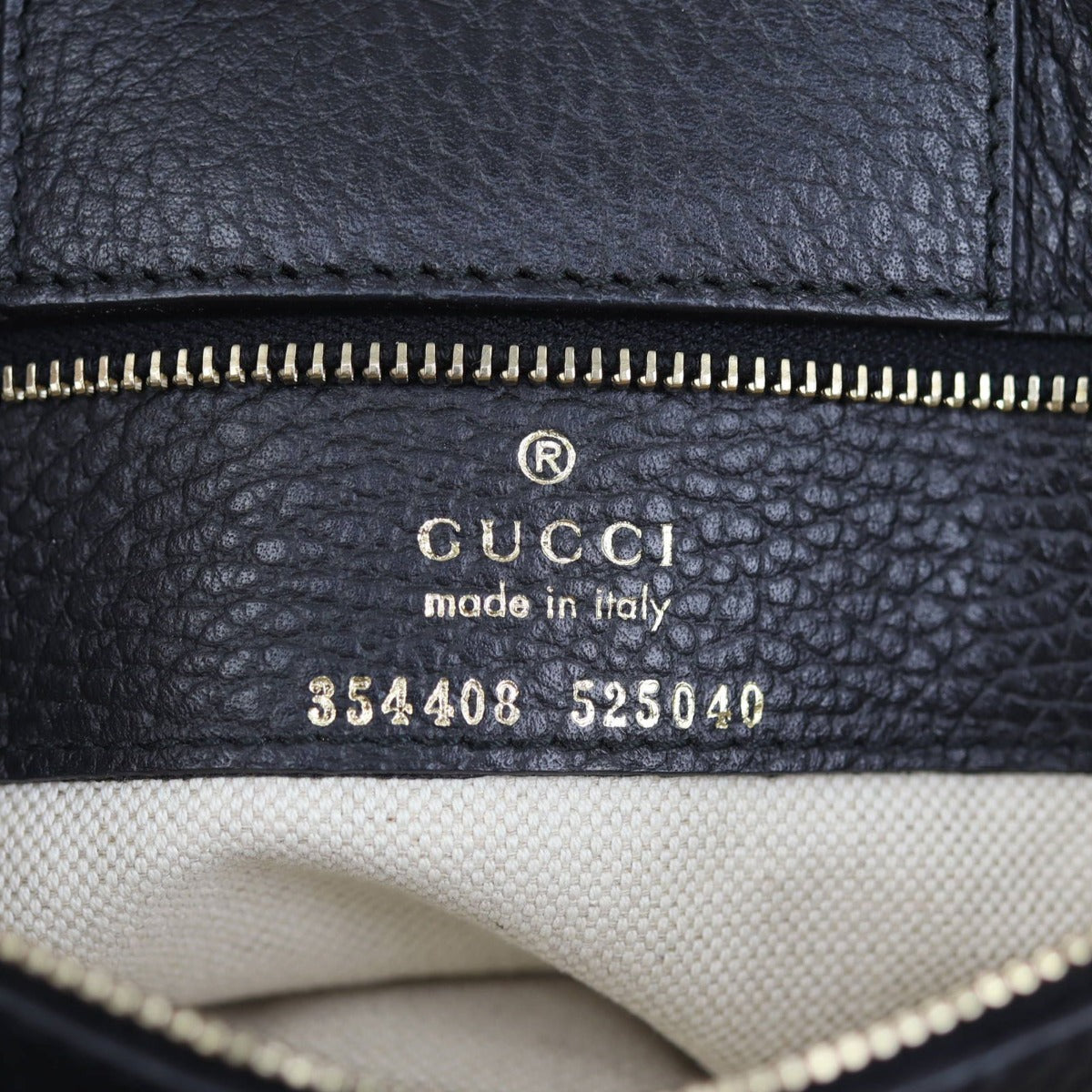 Gucci Swing Leather Tote Small Date code
