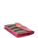 Fendi Pequin Bustina Clutch Corner