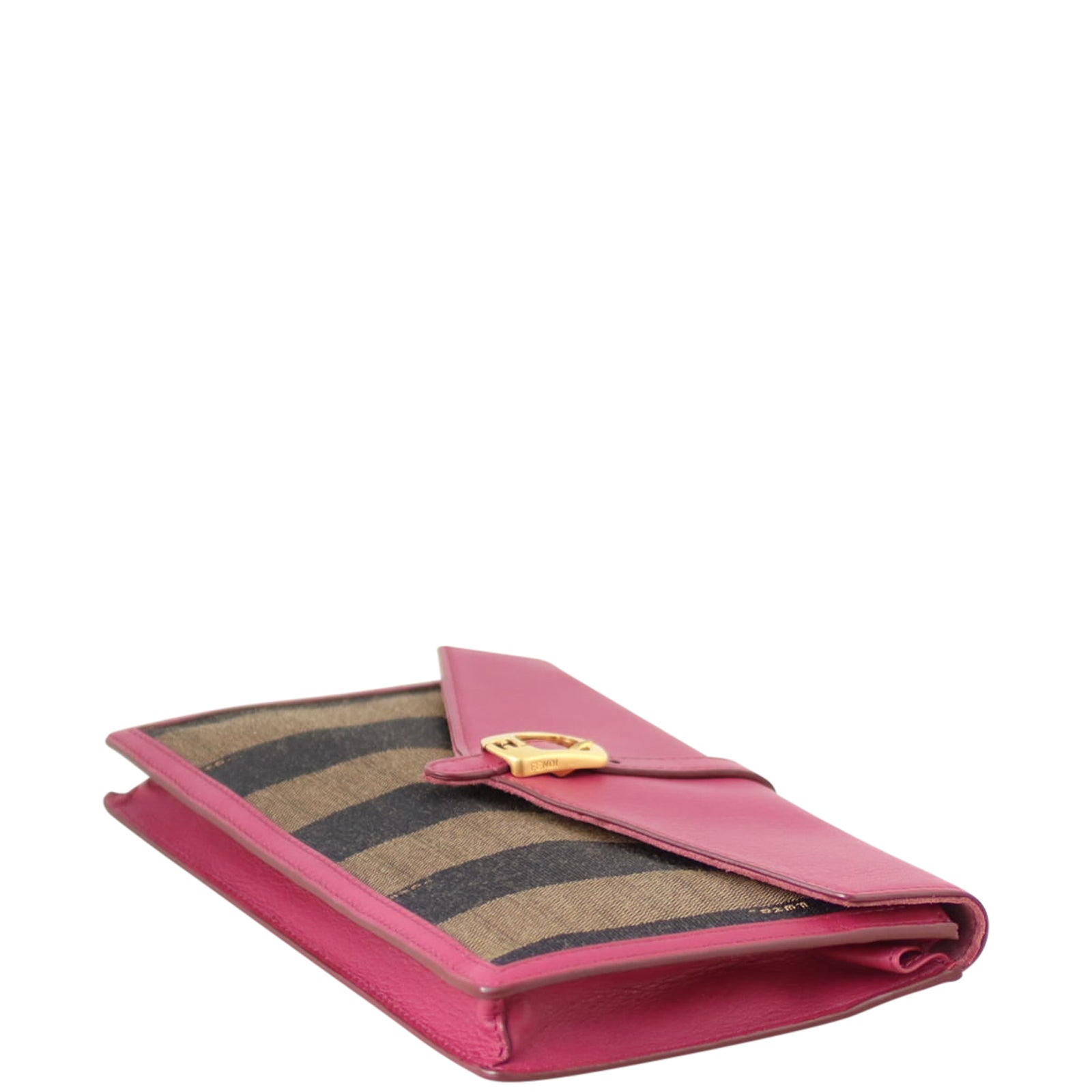 Fendi Pequin Bustina Clutch Corner