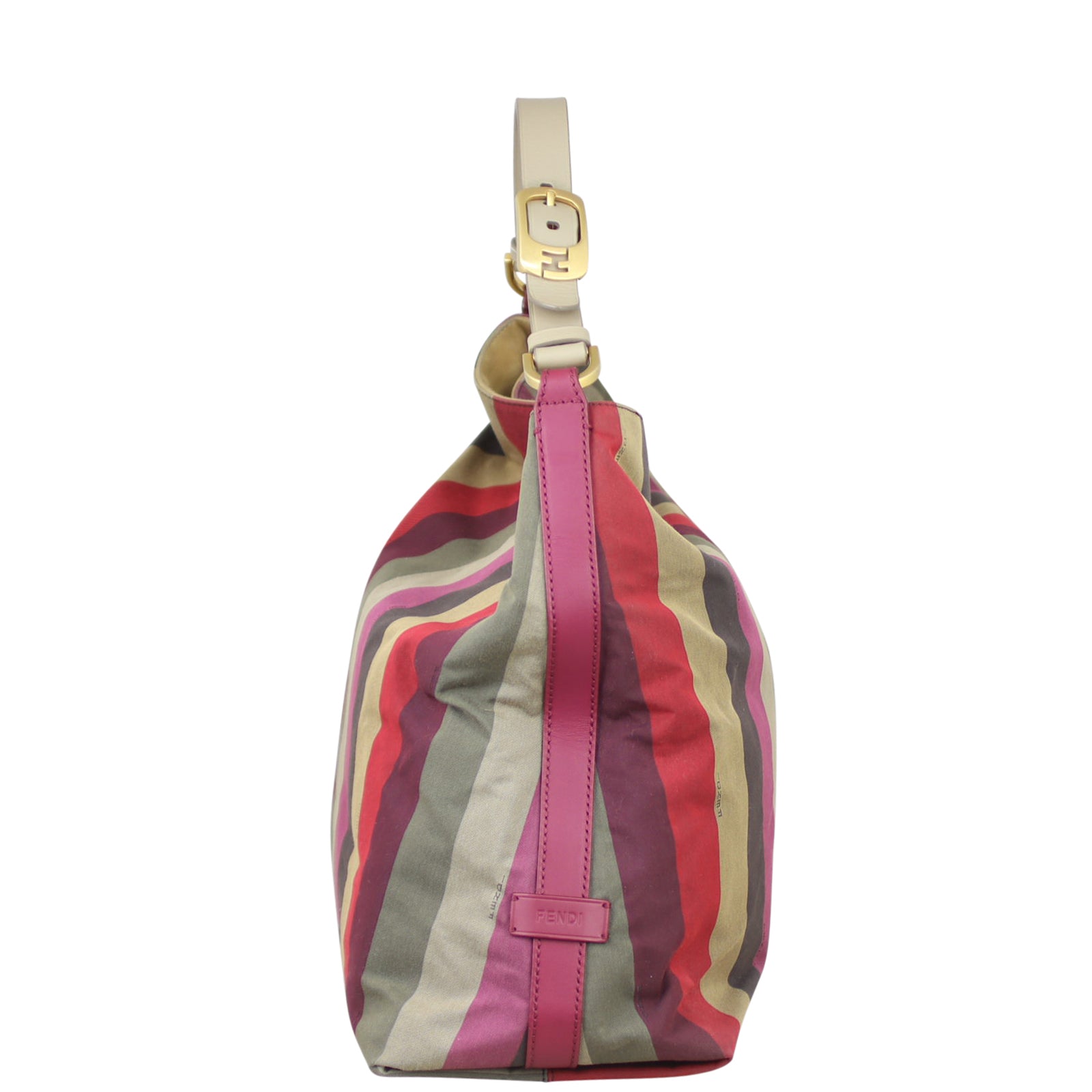 Fendi Pequin Hobo Side