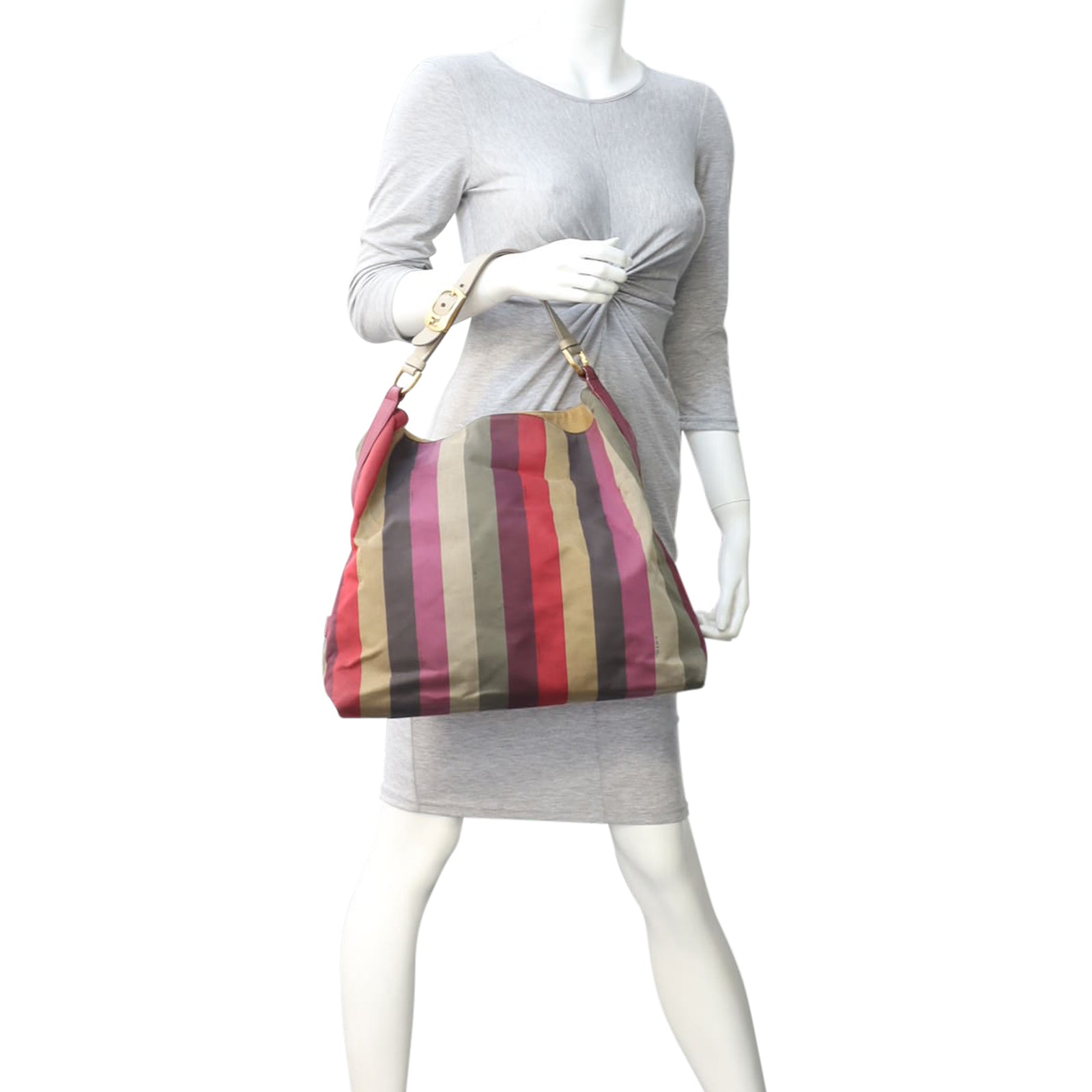 Fendi Pequin Hobo Mannequin