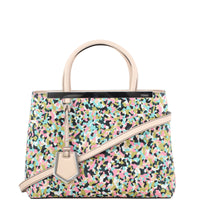 Fendi Petite 2Jours Vitello Tote Multicolour Front Strap