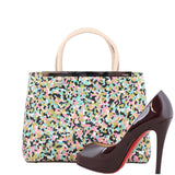 Fendi Petite 2Jours Vitello Tote Multicolour Scale