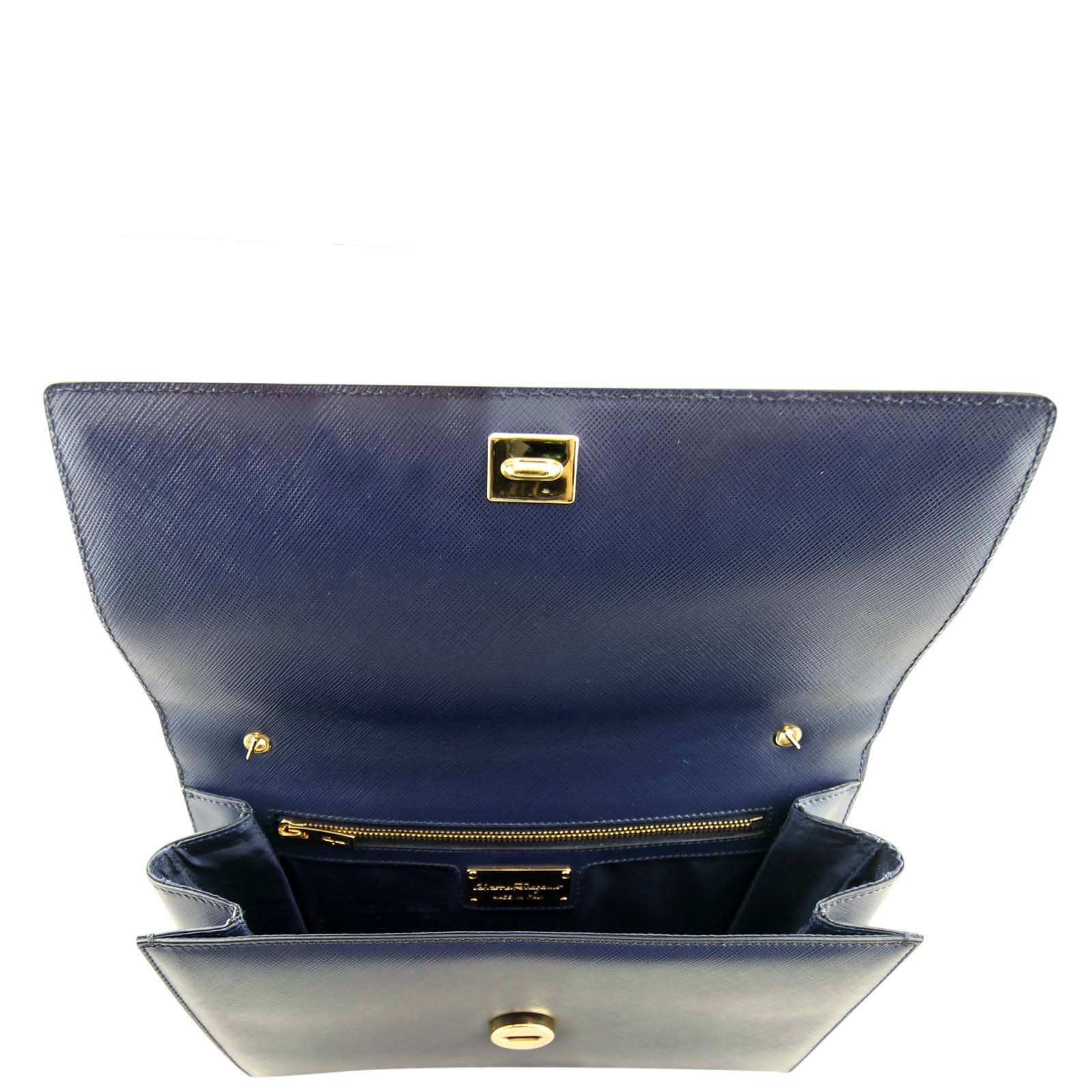 Salvatore Ferragamo Ginny Vara Saffiano Interior