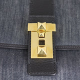 Valentino B-Rockstud Denim Shoulder Bag Hardware

