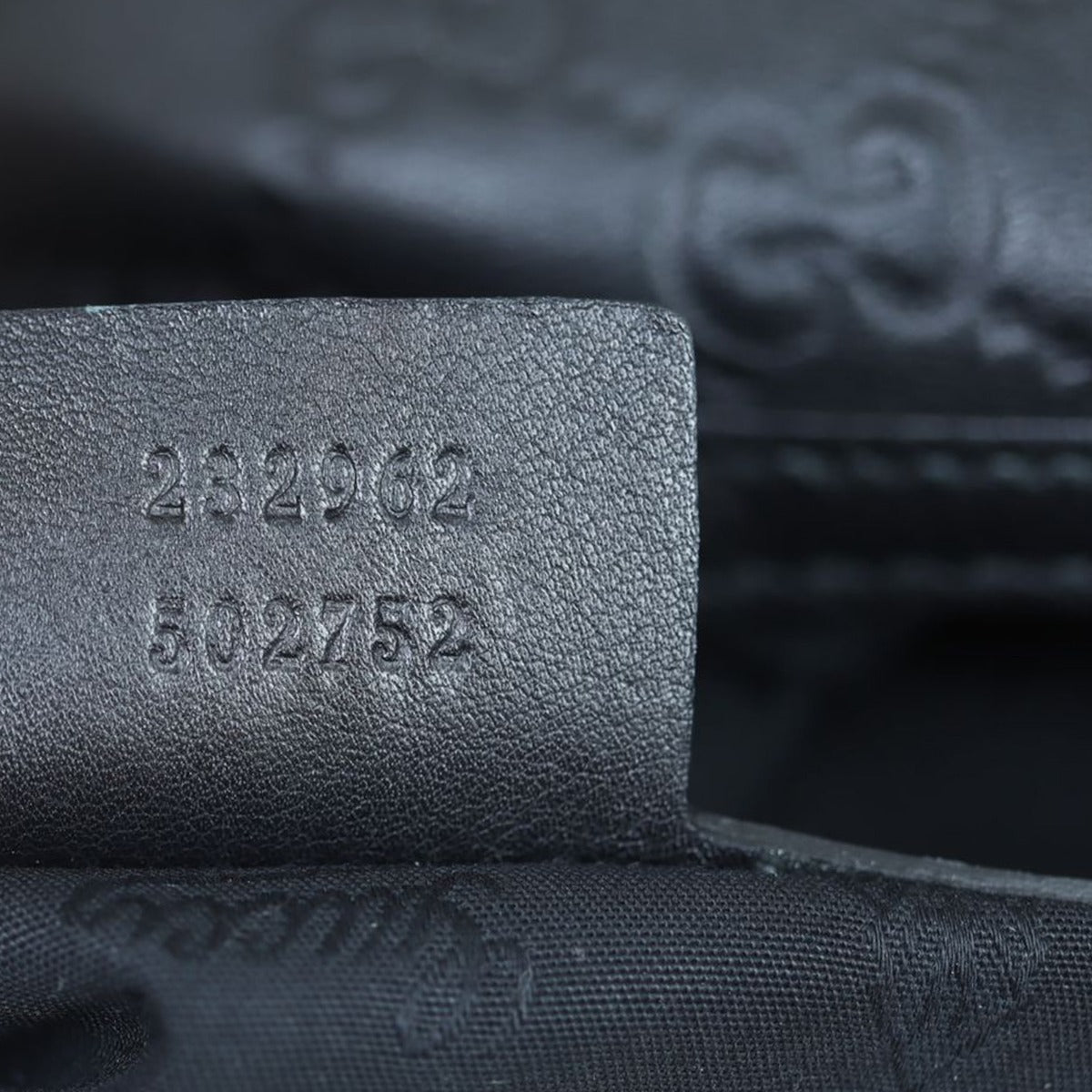 Gucci Guccissima GG Twins Hobo Medium Date code
