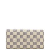 Louis Vuitton Emilie Wallet Damier Azur Back