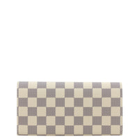 Louis Vuitton Emilie Wallet Damier Azur Back