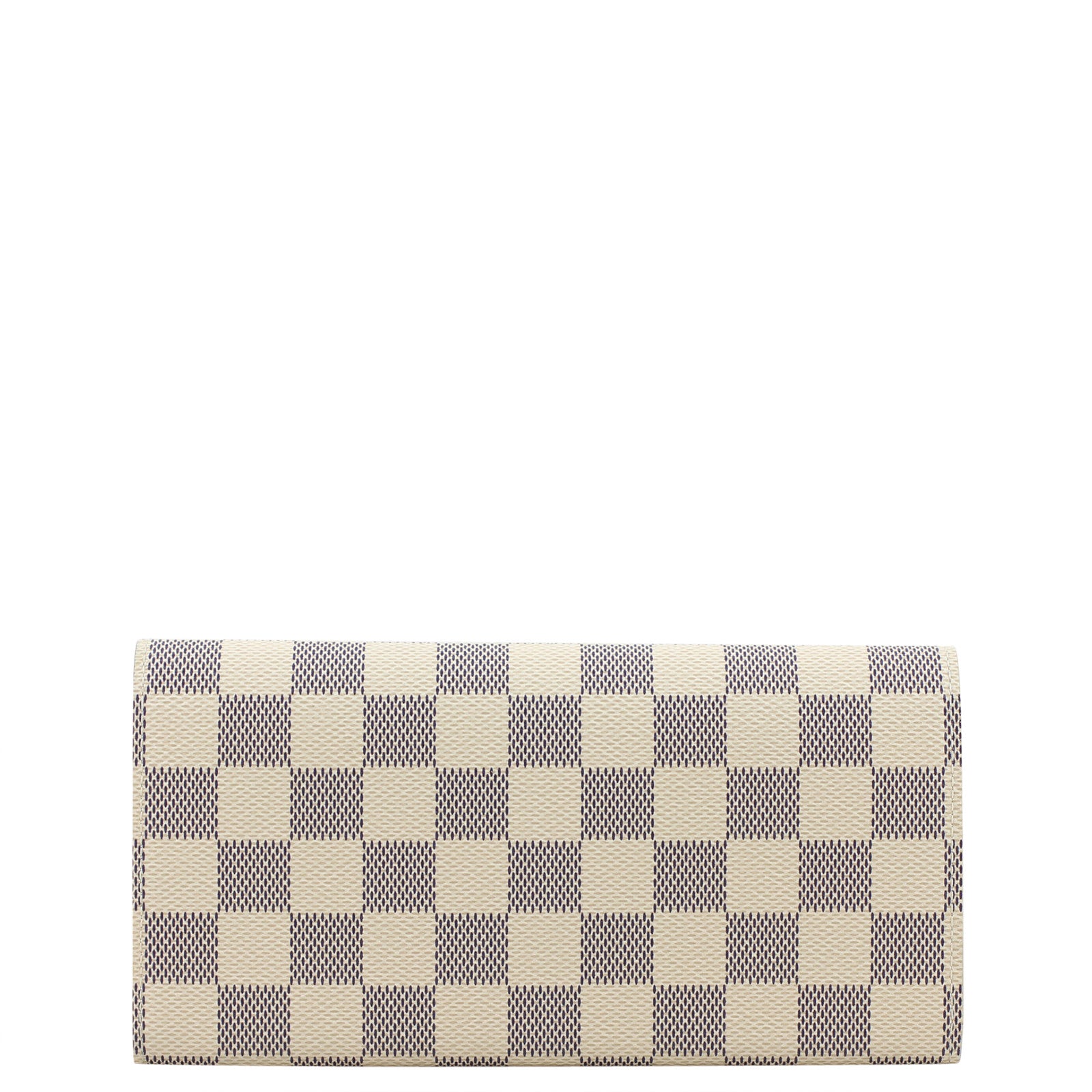 Louis Vuitton Emilie Wallet Damier Azur Back